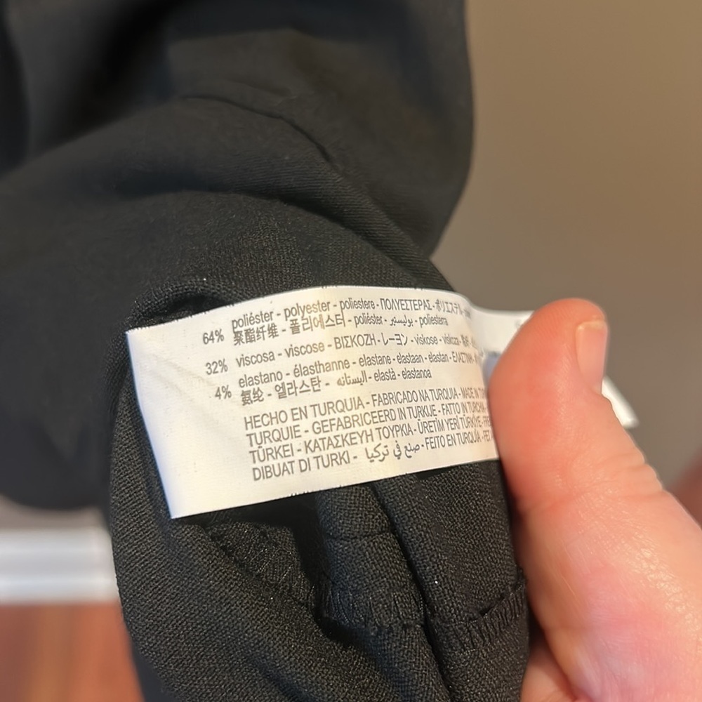 Zara Surplice Black Dress NWT medium - Picture 7 of 7